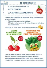 Journée nationale de lutte contre le gaspillage alimentaire