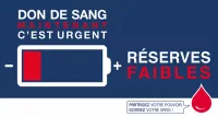 Appel au don de sang : c’est urgent !